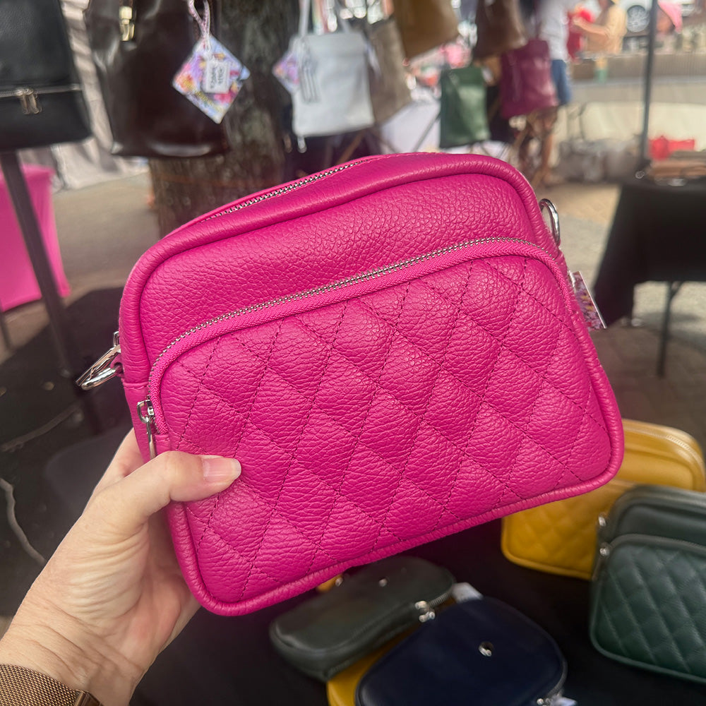 Ashleigh Crossbody Bag with Quilted Pocket