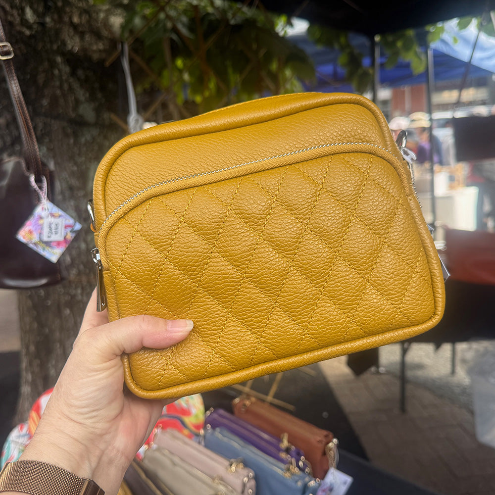Ashleigh Crossbody Bag with Quilted Pocket