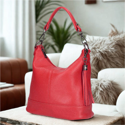 Jeannie Leather Shoulder Bag