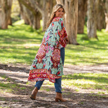 Load image into Gallery viewer, Paisley floral kimono